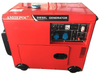 Дизельный генератор Амперос LDG8500CLE стартер в кожухе с АВР  фото