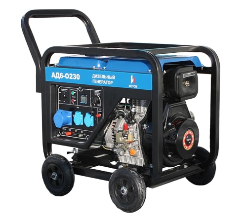 Дизельный генератор Исток АД6-О230-ВМ131Э  на колесах фото