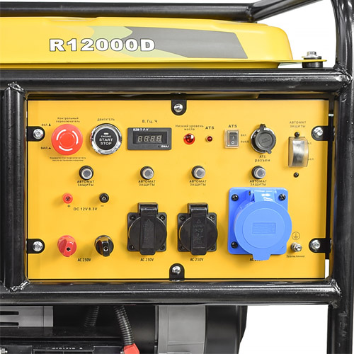 Бензиновый генератор RATO R12000DA э/c + подготовка к автозапуску на колесах фото