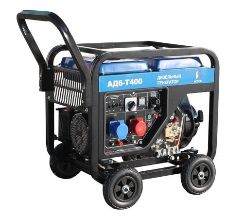 Дизельный генератор Исток АД6-Т400-ВМ131Э  на колесах фото