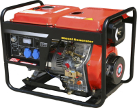 Дизельный генератор Амперос LDG6000СLE стартер  для дачи фото