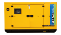 Дизельный генератор Aksa APD200A в кожухе  фото