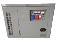 Дизельный генератор Амперос LDG12000E-3 стартер в кожухе  армейский фото