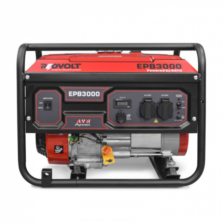 Бензиновый генератор REDVOLT EPB3000 портативный фото