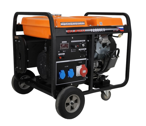 Бензиновый генератор Lifan 10 GF2-4 (LF12000E3) промышленный фото