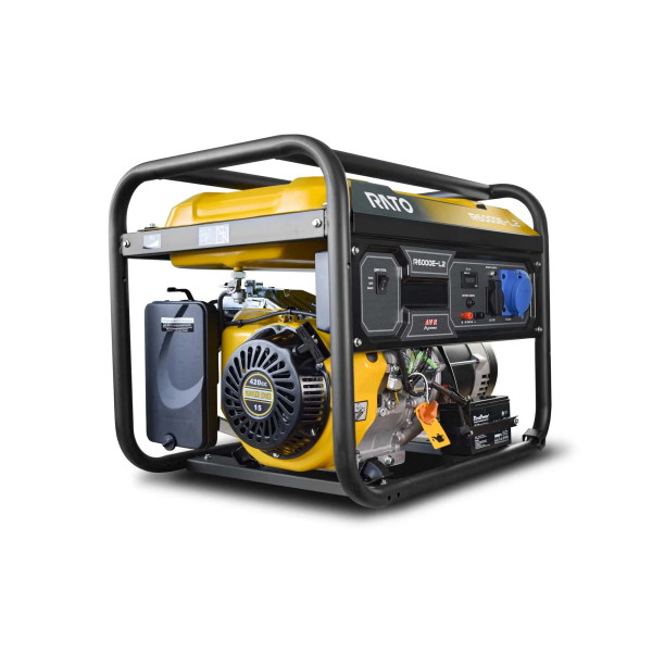 Бензиновый генератор RATO R6000E-L2 электростартер 2-х тактный фото