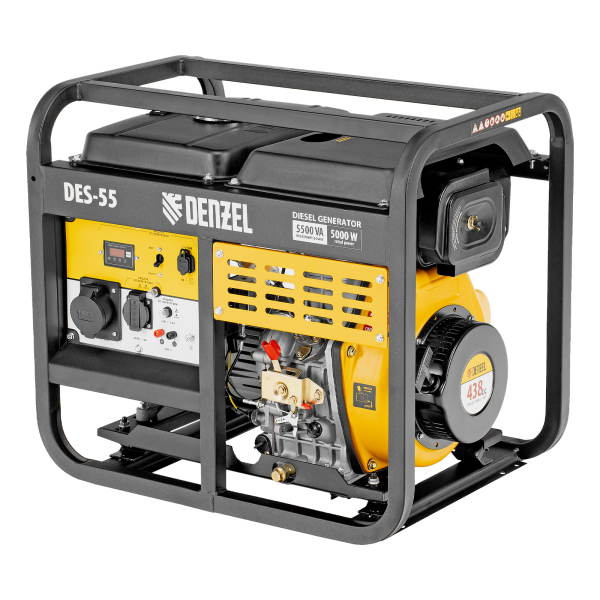 Дизельный генератор DENZEL DES-55 94413 2-х тактный фото