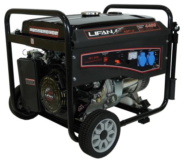 Бензиновый генератор Lifan 4 GF-3 (LF5000) переносной Бензиновый генератор Lifan 4 GF-3 (LF5000) переносной фото