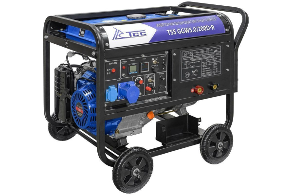 Бензиновый сварочный генератор ТСС GGW 5.0/200D-R Бензиновый сварочный генератор ТСС GGW 5.0/200D-R фото