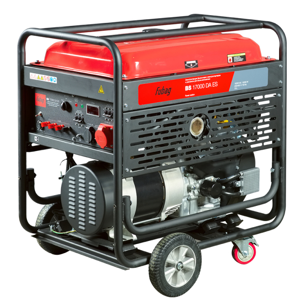 Бензиновый генератор Fubag BS 17000 DA ES 2-х тактный фото