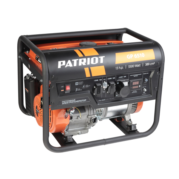 Бензиновый генератор PATRIOT GP 6510 фото