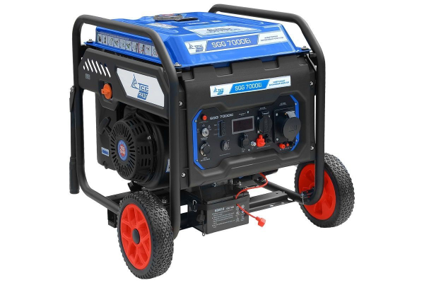 Бензиновый инверторный генератор ТСС SGG 7000Ei для газового котла фото