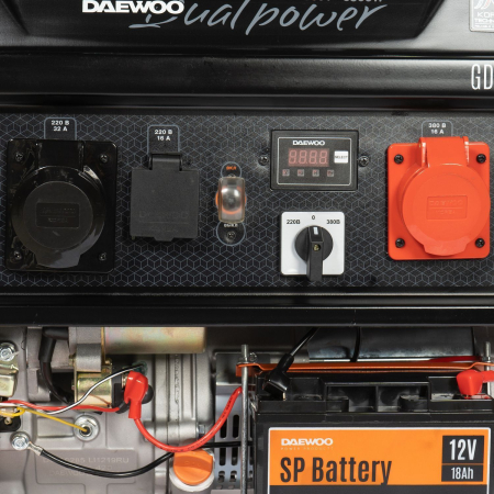 Бензиновый генератор DAEWOO GDA 7500 DPE-3 Бензиновый генератор DAEWOO GDA 7500 DPE-3 фото