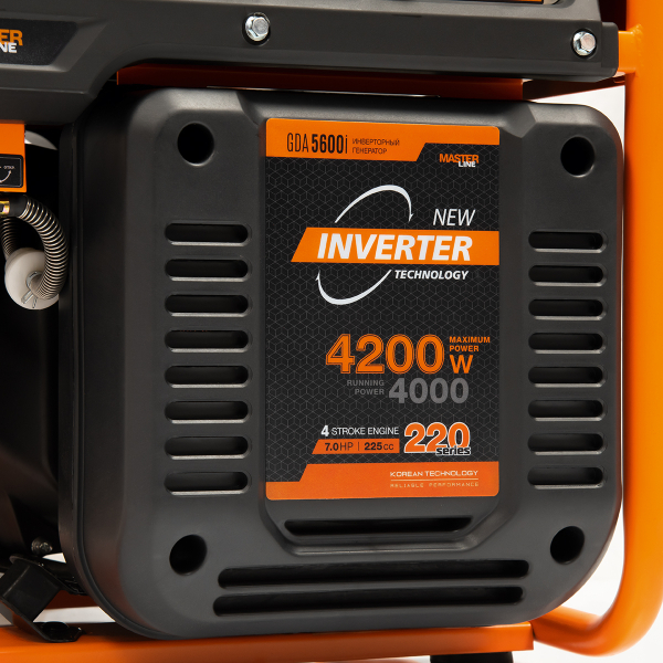 Бензиновый инверторный генератор DAEWOO GDA 5600i 2-х тактный фото