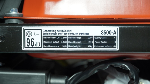 Бензиновый генератор Loncin LC3500-AS передвижной фото