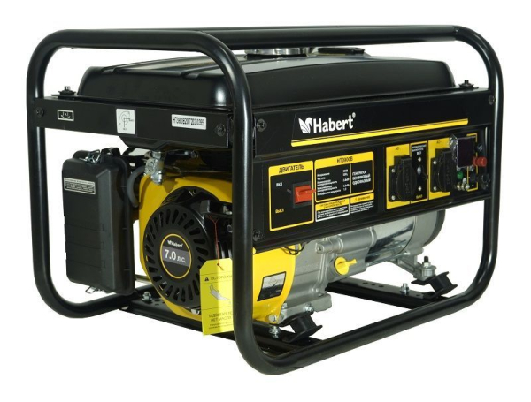 Бензиновый генератор Habert HT3900B для гаража фото