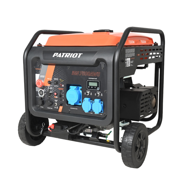 Бензиновый инверторный генератор PATRIOT iGN 7500AWS портативный фото