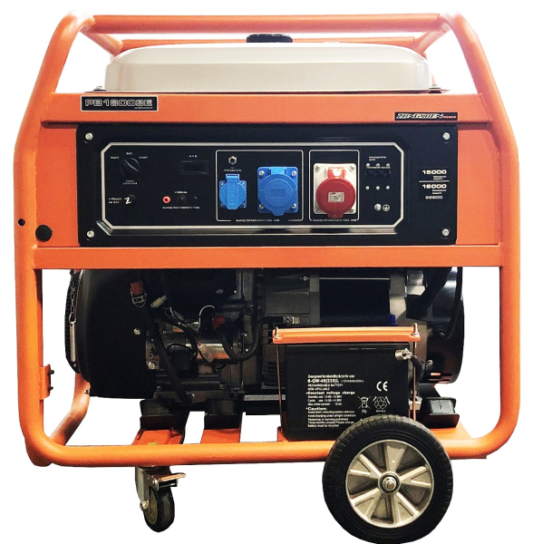 Бензиновый генератор Zongshen PB 18003 E 2-х тактный фото