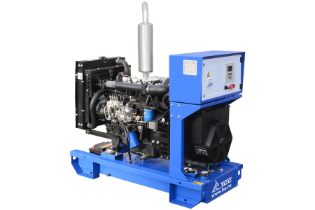 Дизельный генератор ТСС ЭД-16-Т400 в погодозащитном кожухе на прицепе фото