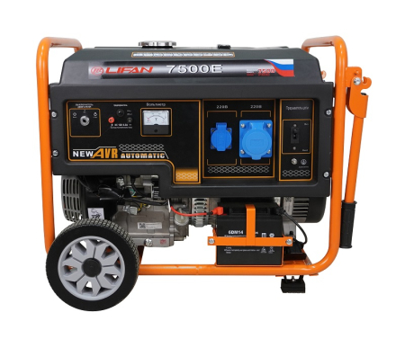 Бензиновый генератор Lifan 7 GF-4 (LF7500E) Бензиновый генератор Lifan 7 GF-4 (LF7500E) фото