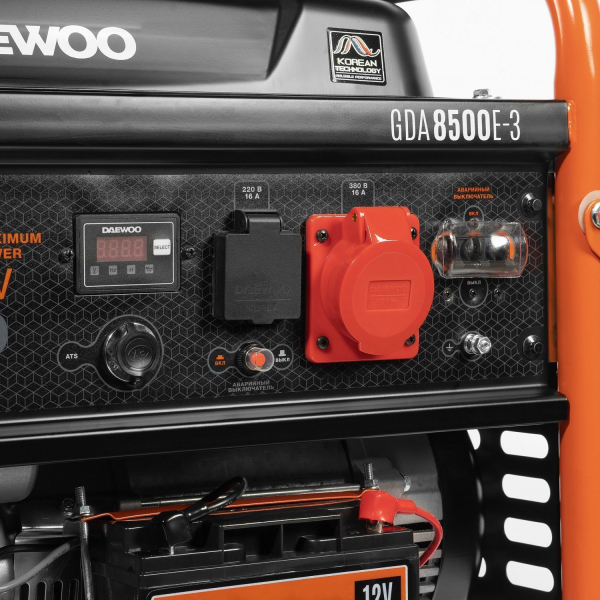 Бензиновый генератор DAEWOO GDA 8500E-3 Бензиновый генератор DAEWOO GDA 8500E-3 фото