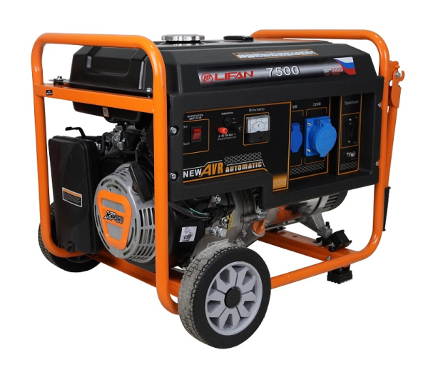 Бензиновый генератор Lifan 7 GF-6 (7500) Бензиновый генератор Lifan 7 GF-6 (7500) фото