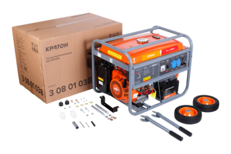 Бензиновый генератор КРАТОН GG-6500EM фото