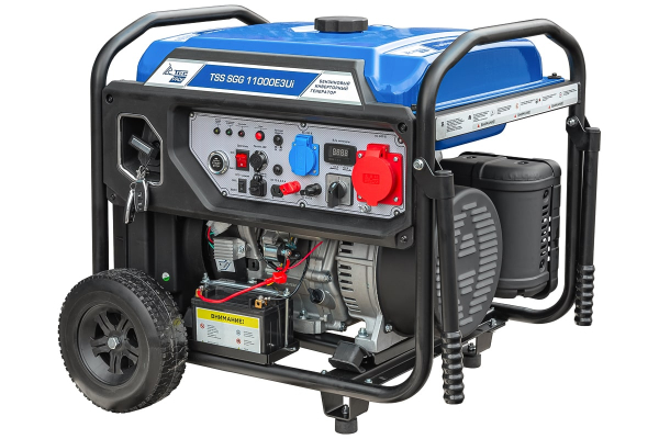 Бензиновый инверторный генератор ТСС SGG 11000E3Ui промышленный фото