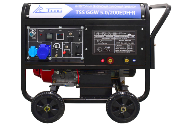 Бензиновый сварочный генератор ТСС GGW 5.0/200EDH-R (Honda GX390) фото