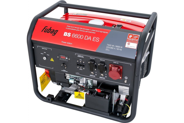 Бензиновый генератор Fubag BS 6600 DA ES Бензиновый генератор Fubag BS 6600 DA ES фото