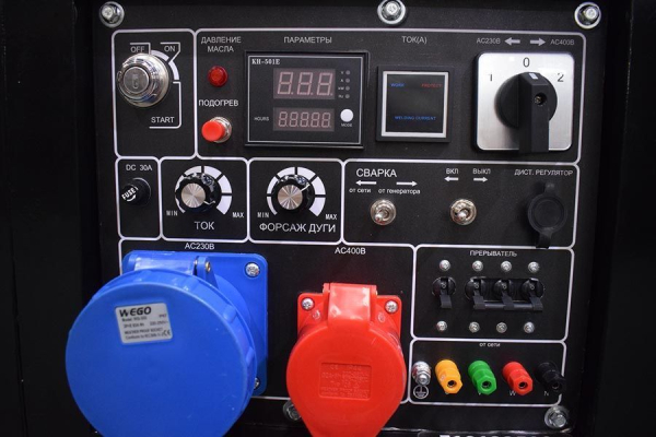 Дизельный сварочный генератор ТСС DGW 10.0/300ED-R3 026498 2-х тактный фото
