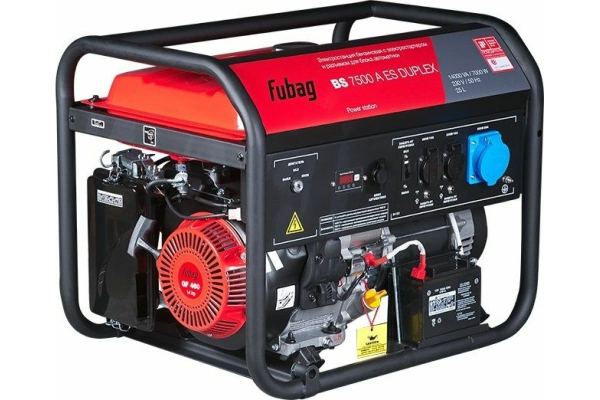 Бензиновый генератор Fubag BS 7500 A ES Duplex Бензиновый генератор Fubag BS 7500 A ES Duplex фото