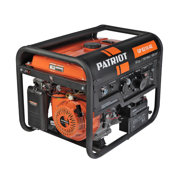 Бензиновый генератор PATRIOT GP 8210 AE фото