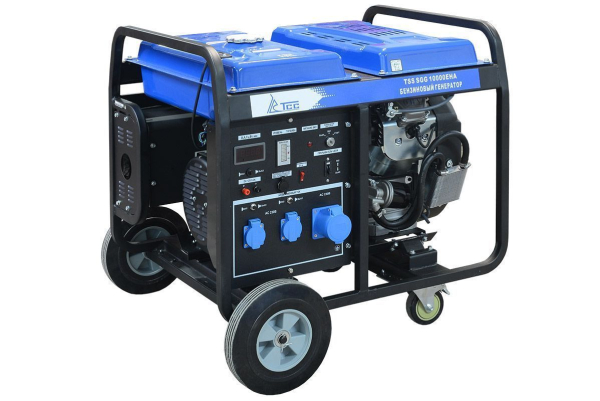 Бензиновый генератор ТСС SGG 10000EHA в кожухе МК-2.1 уличный Бензиновый генератор ТСС SGG 10000EHA в кожухе МК-2.1 уличный фото