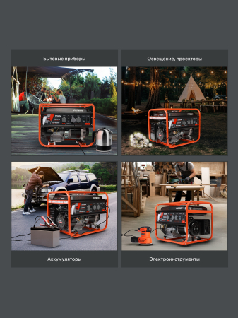 Бензиновый генератор PATRIOT GRS 6700 C фото