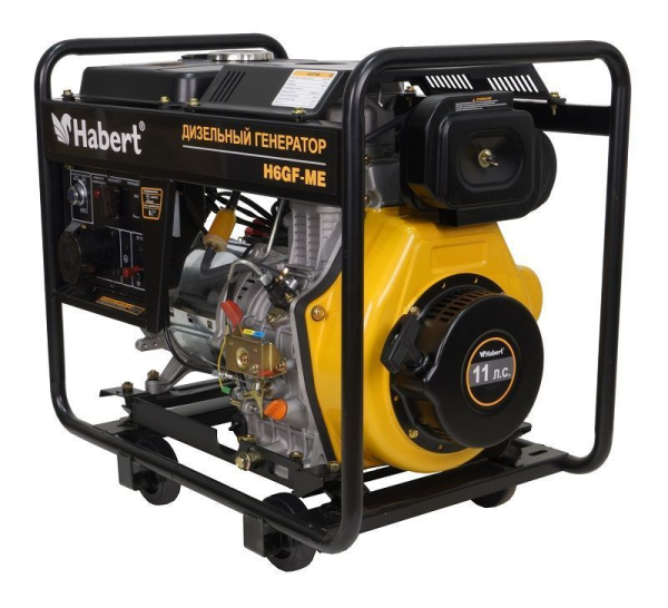 Дизельный генератор Habert H6GF-ME 57181 передвижной Дизельный генератор Habert H6GF-ME 57181 передвижной фото