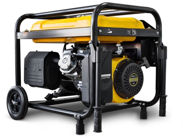 Бензиновый генератор RATO R6000E-L2W электростартер + колесный комплект 2-х тактный фото