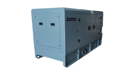 Дизельный генератор Zammer AD-12-Т400 в кожухе без АВР фото