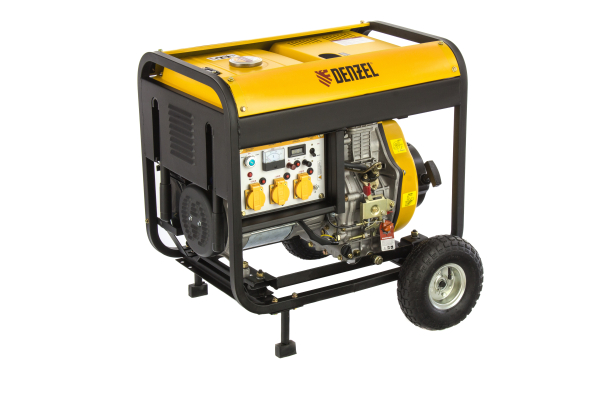Дизельный генератор DENZEL DD6300Е 94657 2-х тактный фото