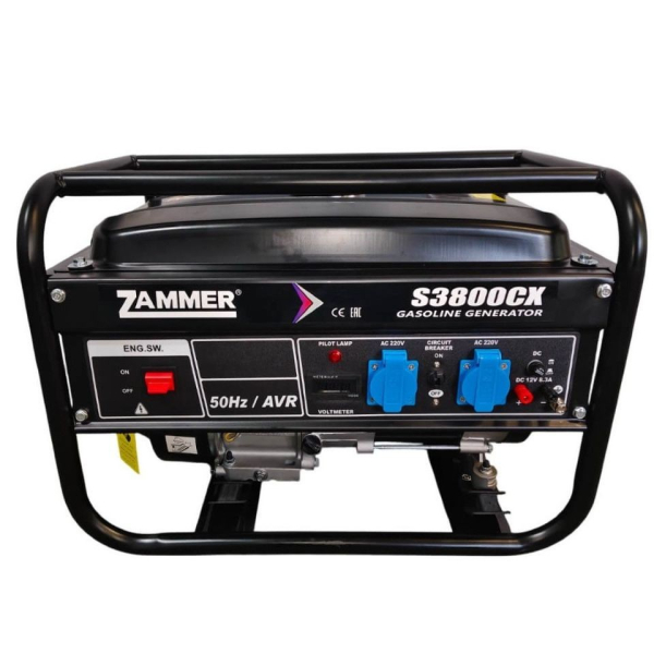 Бензиновый генератор Zammer S3800CX 2-х тактный фото
