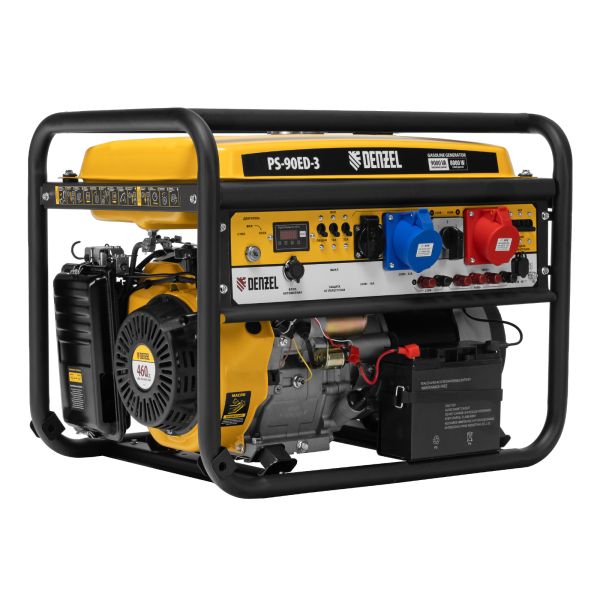 Бензиновый генератор DENZEL PS 90 ED-3 2-х тактный фото