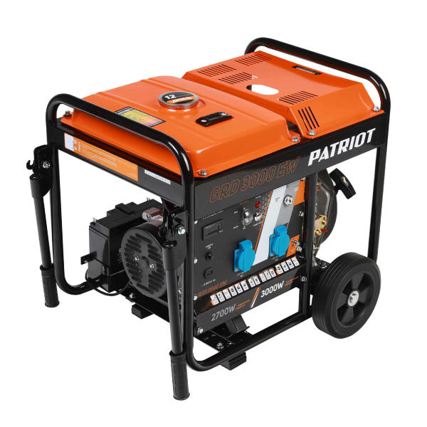 Дизельный генератор PATRIOT GRD 3000 EW 472702235 на колесах фото
