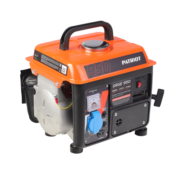 Бензиновый генератор PATRIOT SRGE 950 2-х тактный фото