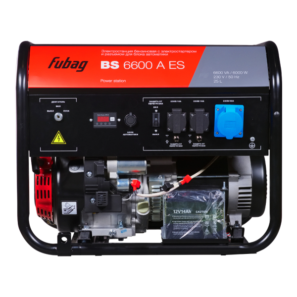 Бензиновый генератор Fubag BS 6600 A ES для дома фото