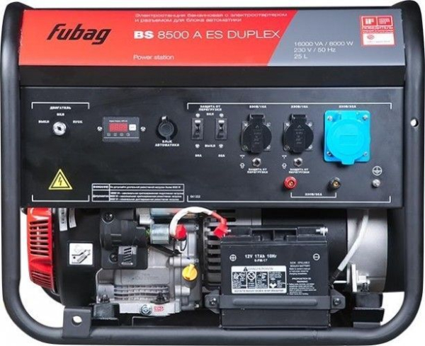 Бензиновый генератор Fubag BS 8500 A ES Duplex Бензиновый генератор Fubag BS 8500 A ES Duplex фото