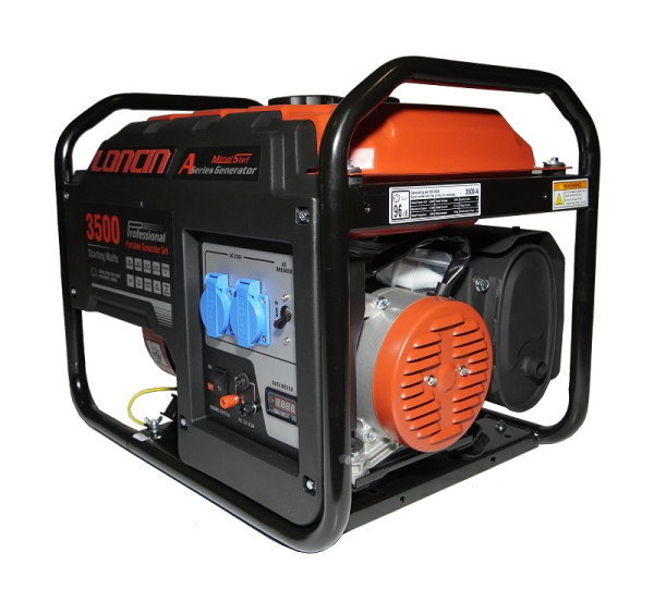 Бензиновый генератор Loncin LC3500-AS передвижной фото