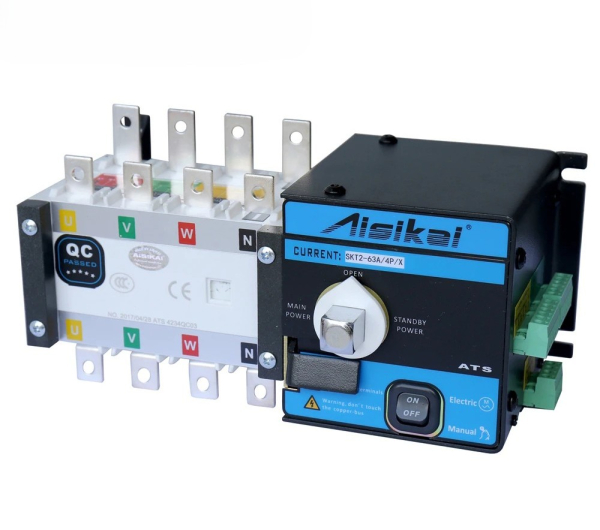 Реверсивный рубильник AISIKAI 63А/4Р Реверсивный рубильник AISIKAI 63А/4Р фото