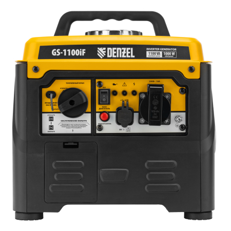 Бензиновый генератор DENZEL GS-1100iF фото