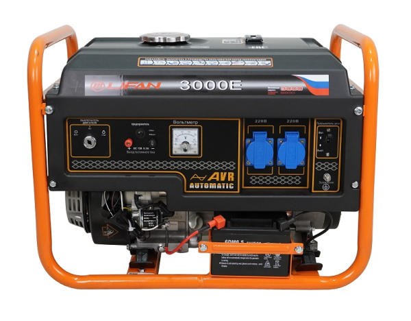 Бензиновый генератор Lifan 2.8 GF-7 (LF3000E) Бензиновый генератор Lifan 2.8 GF-7 (LF3000E) фото