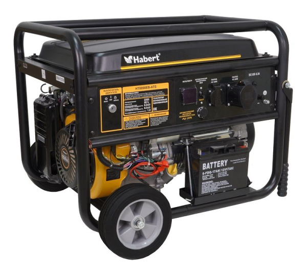 Бензиновый генератор Habert HT8000EB-ATS переносной Бензиновый генератор Habert HT8000EB-ATS переносной фото